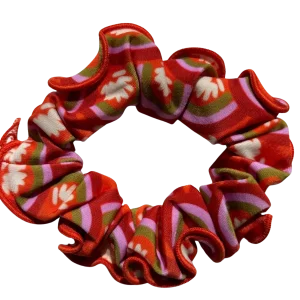Floral-Scales Scrunchie