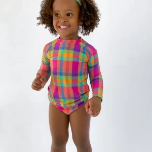 Tulip-Garden Rash-Guard Kids