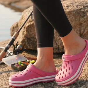 Sandália Antiderrapante Feminina para Pesca Boaonda Star Confortavel - Rosa