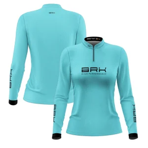 Camisa Agro Feminina Brk Ciano com Proteção Solar UV50+