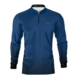 Camisa Brk Casual Unissex Basic Azul Naval com Proteção Solar UV50+ Envio Imediato