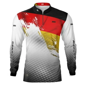 Camisa de Pesca Masculina Brk Alemanha com Proteção Solar UV50+