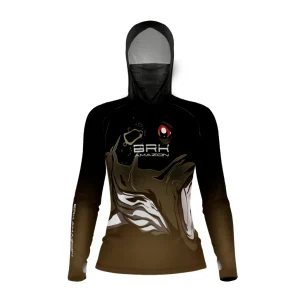 Camisa FusionX Brk Feminina Big Tucuna com Capuz e Proteção UV50+