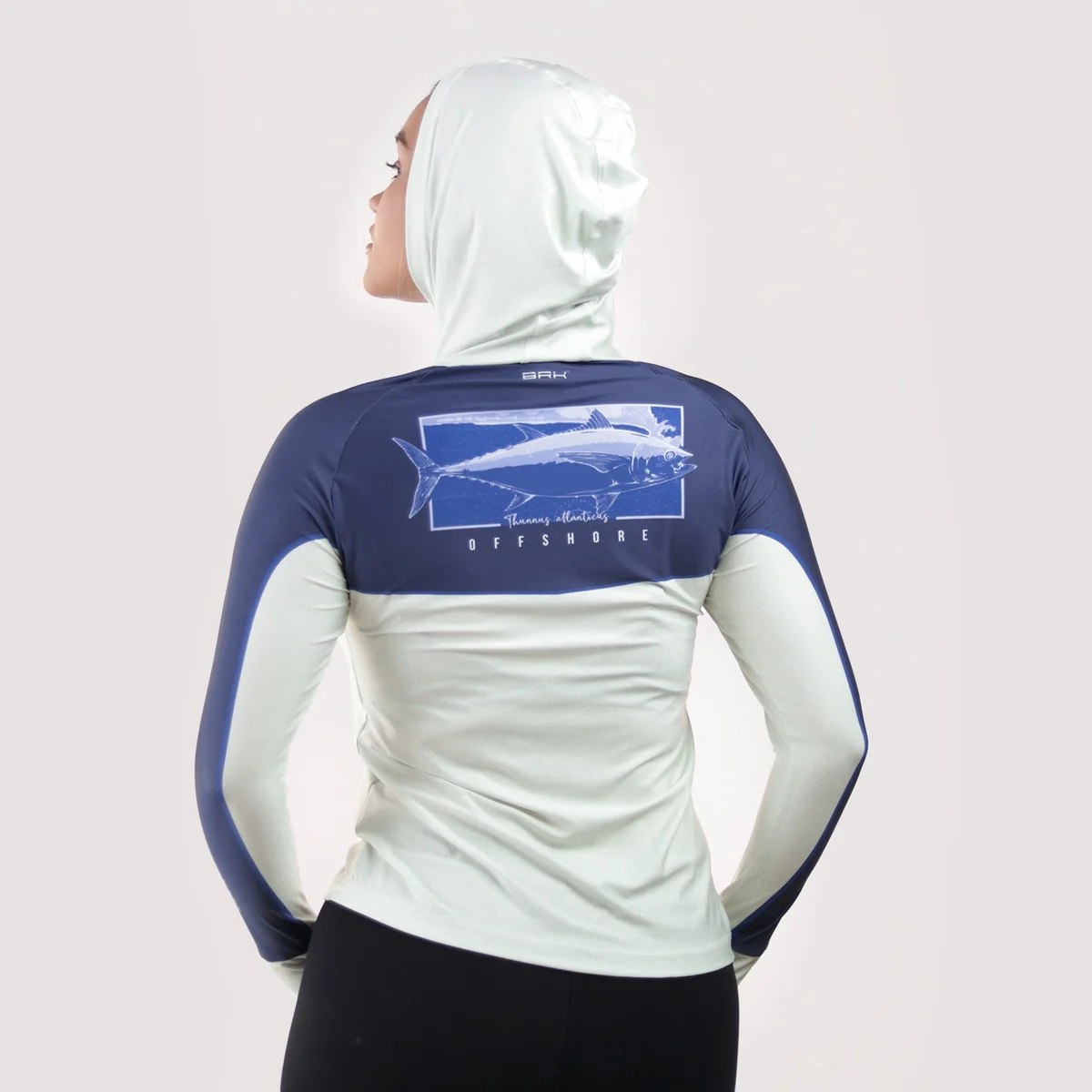 Camisa de Pesca Feminina Brk com Capuz Hybrid Off Shore com Proteção Solar UV50+ - Image 7