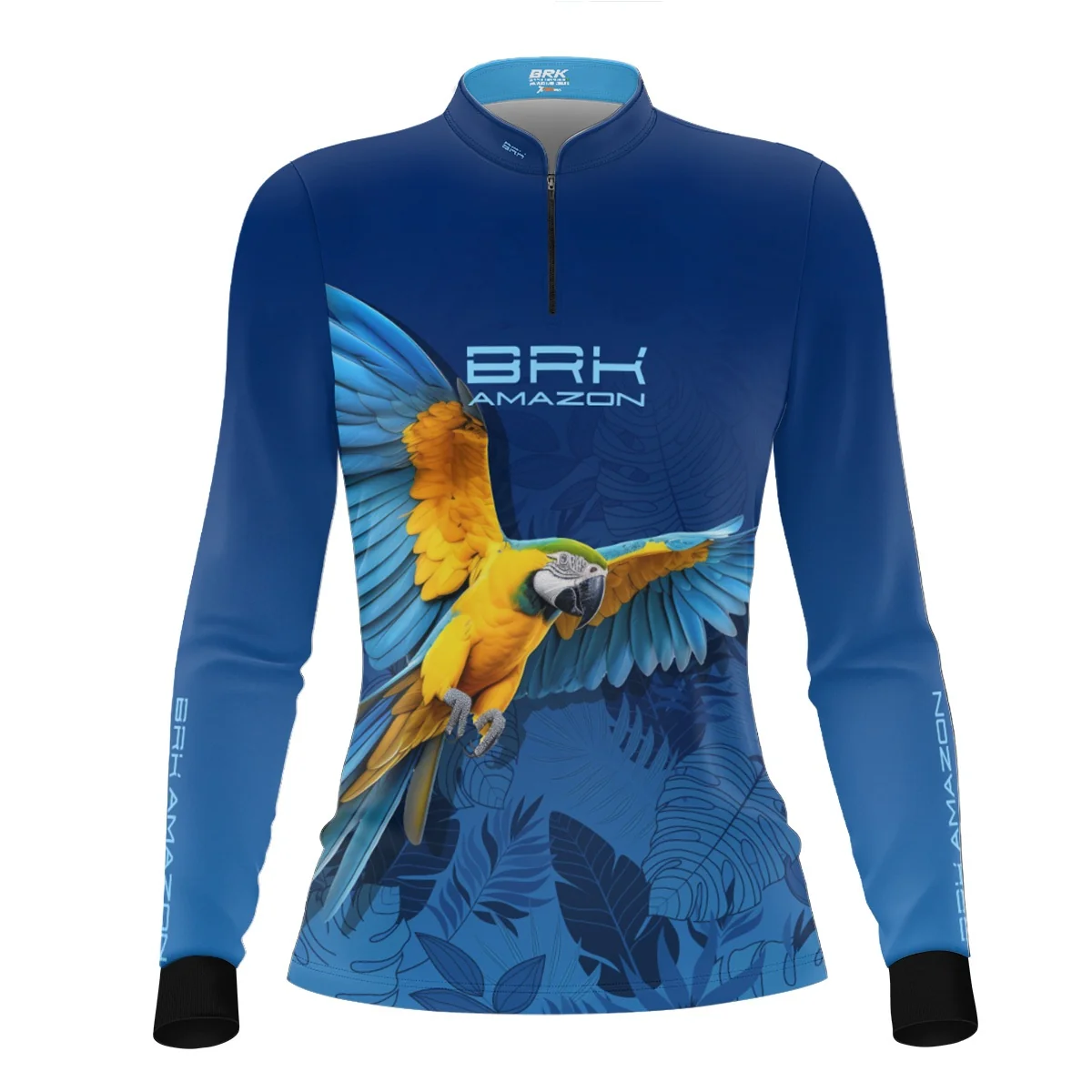 Camisa de Pesca Feminina Brk Amazon Arara Azul com Proteção UV50 - Image 3