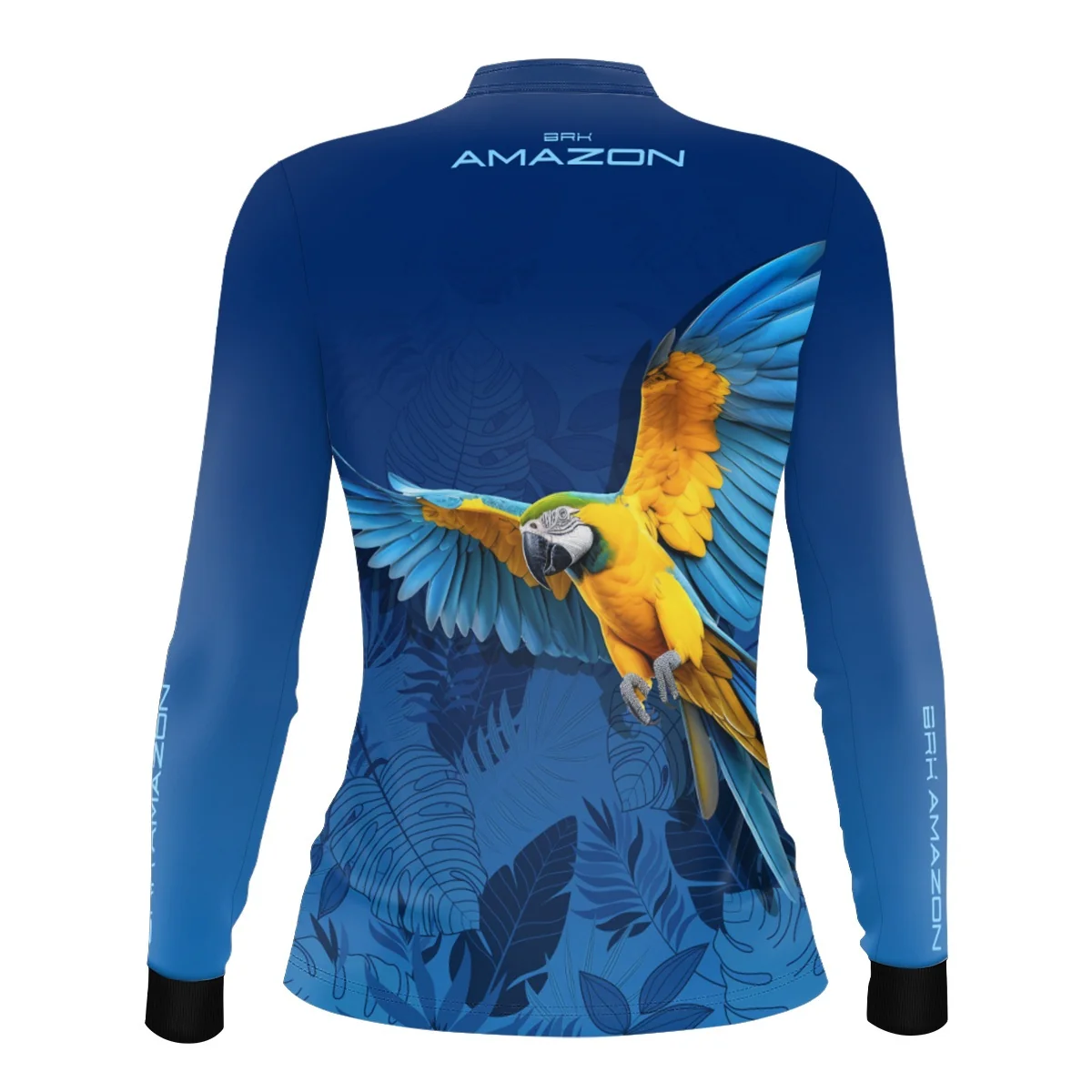 Camisa de Pesca Feminina Brk Amazon Arara Azul com Proteção UV50 - Image 4