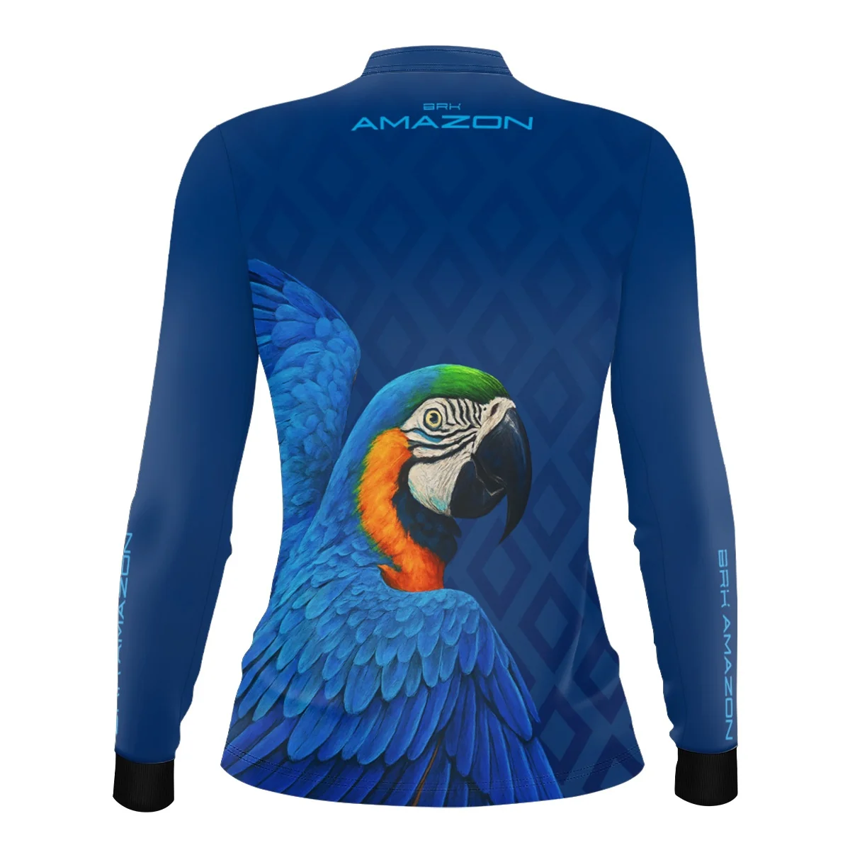 Camisa Feminina Brk Amazon Arara Azul com Proteção UV50 - Image 8