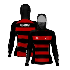 Camisa FusionX Feminina Mengão Rubro Negro BRK com Proteção Solar UV50+
