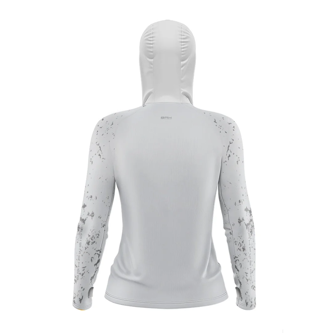 Camisa FusionX Feminina Brk Fishing Mancha Cinza com Proteção UV50+ - Image 3