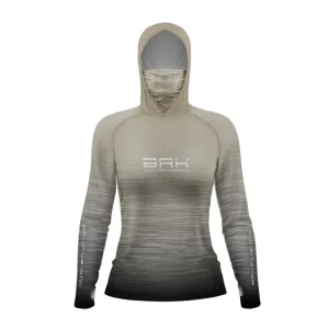 Camisa FusionX Feminina  Brk Fishing Ruido Areia com Proteção UV50+