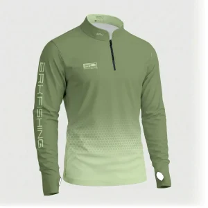 Camisa ArmorX Colmeia Degradê Verde Oliva com Luva e Proteção UV50