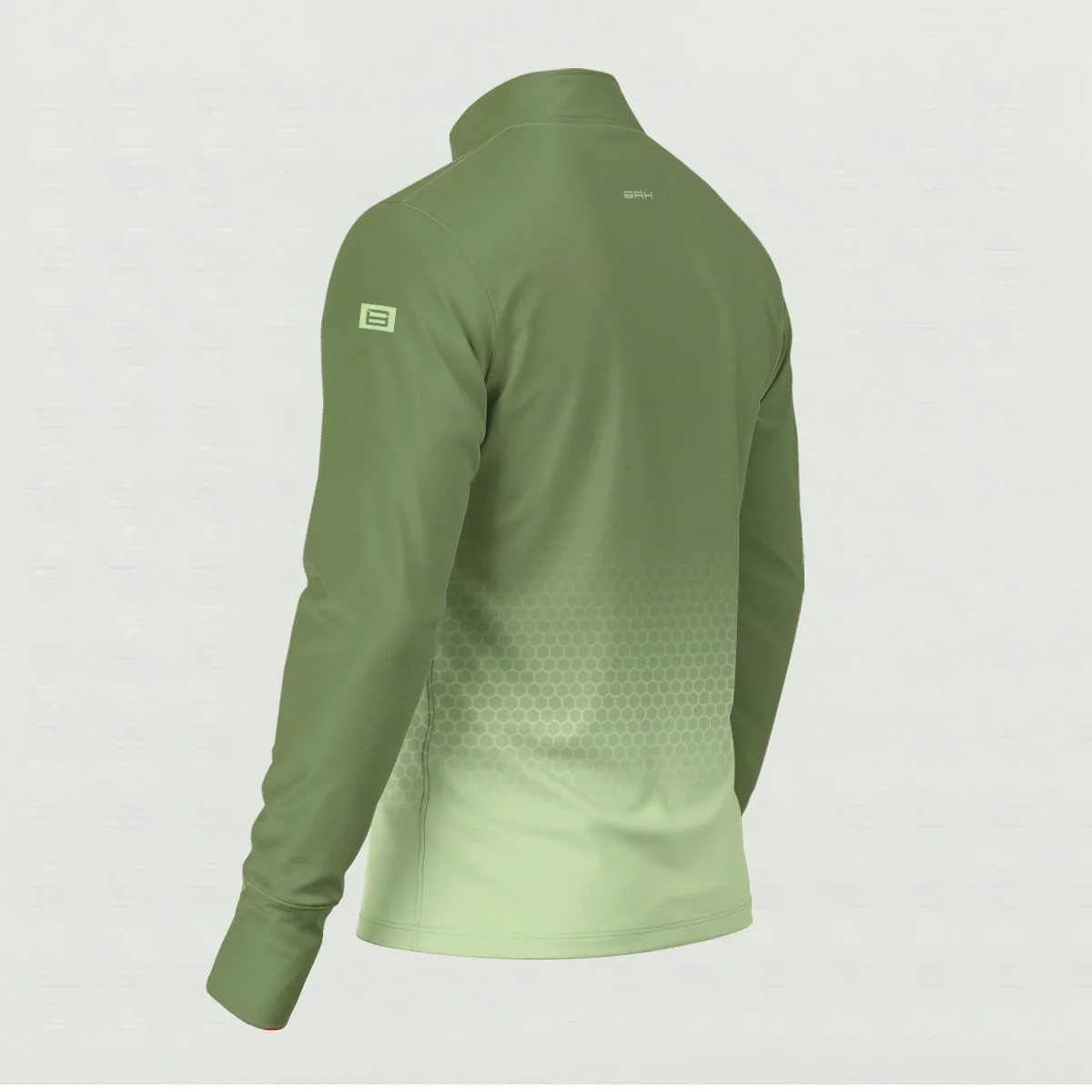 Camisa ArmorX Colmeia Degradê Verde Oliva com Luva e Proteção UV50 - Image 5