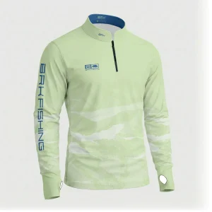 Camisa ArmorX Ondas Verde Claro com Proteção UV50+