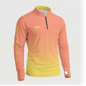 Camisa ArmorX Sunset Coral Amarelo com Proteção UV50+
