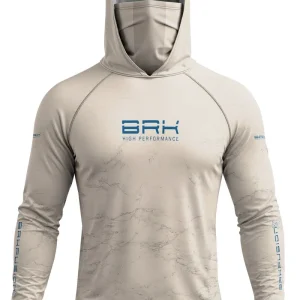 Camisa FusionX Brk Bege Marmorizada com Proteção UV50+