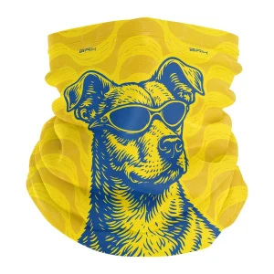 Bandana Tubeneck Brk Aqui é o Brasil Caramelo de Óculos Amarelo com Proteção UV50+