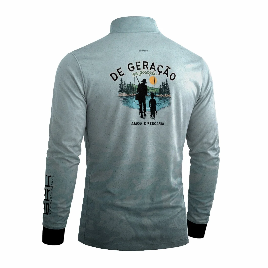 Camisa Dia dos Pais De Geração em Geração com Proteção UV50