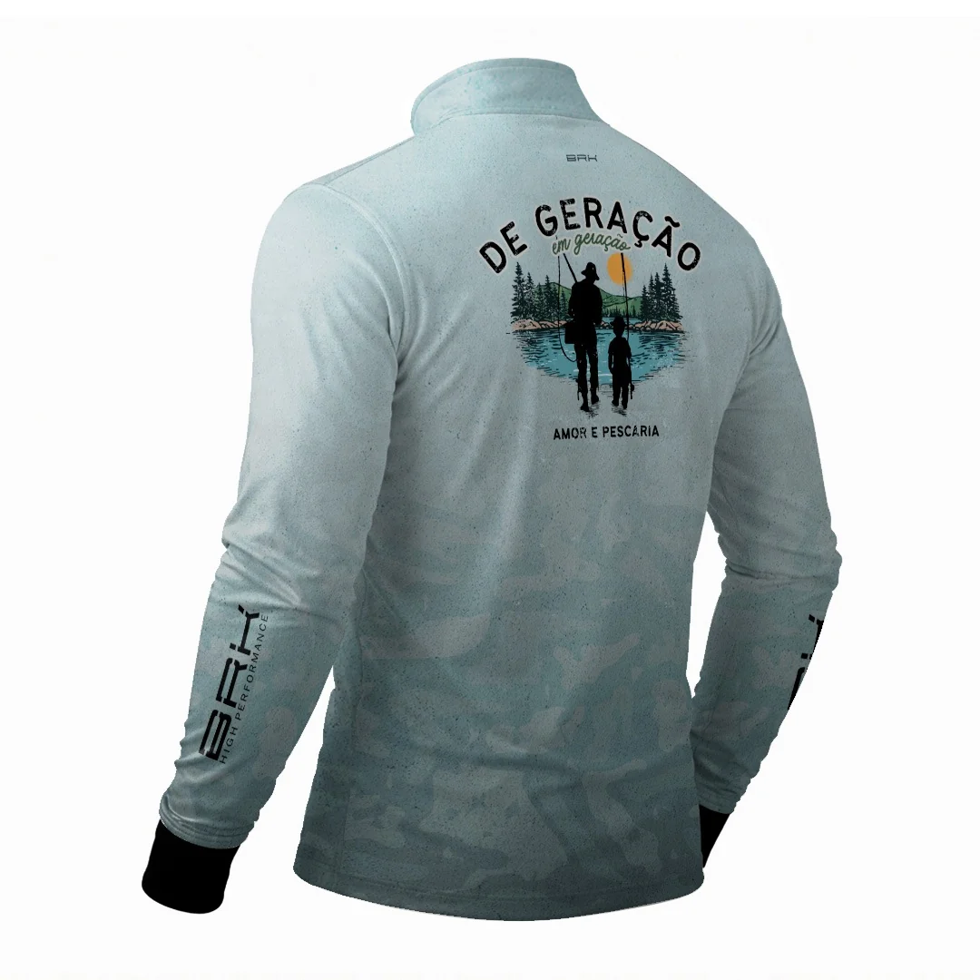 Camisa Dia dos Pais De Geração em Geração com Proteção UV50 - Image 4