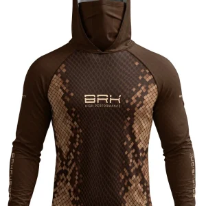 Camisa FusionX Raptor Marrom Escamas com Proteção UV50+