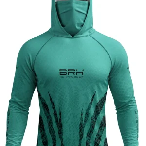 Camisa FusionX Raptor Verde Turquesa Slash com Proteção UV50+