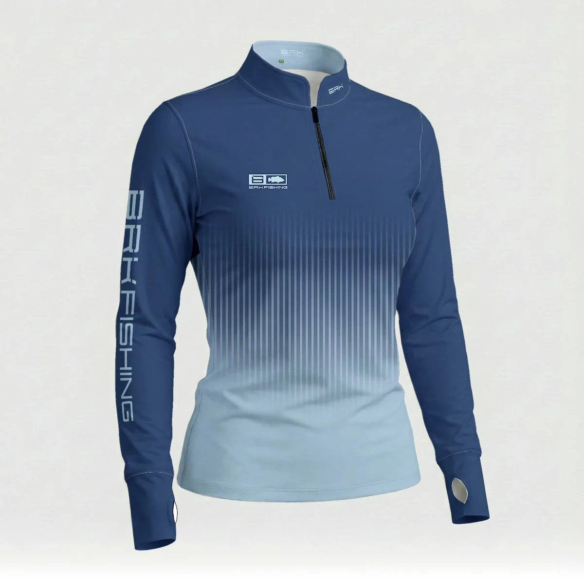 Camisa ArmorX Feminina Degradê Azul Marinho com Proteção UV50+ - Image 2