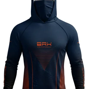 Camisa FusionX Raptor Snake Vortex Azul Marinho com Proteção UV50+