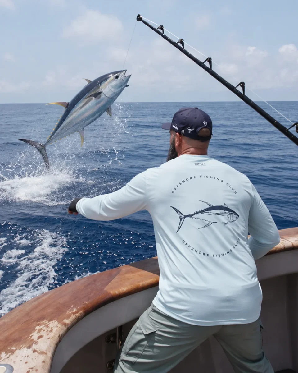 Camisa de Pesca em Alto Mar Offshore Fishing Club Atum com Proteção UV50 - Image 2