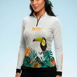 Camisa Feminina Brk Amazon Tucano com Proteção UV50