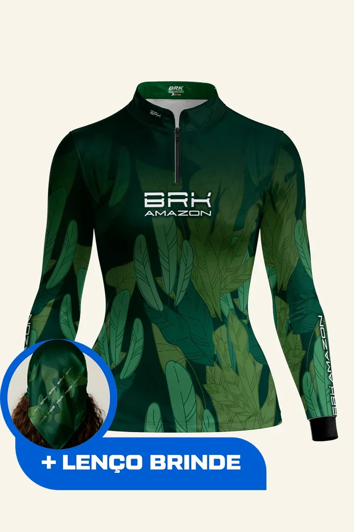 Camisa Feminina Brk Amazon Floresta com Proteção UV50 - Image 3