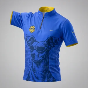 Camiseta Brk Aqui é o Brasil Caramelo de Óculos Azul com Proteção UV50