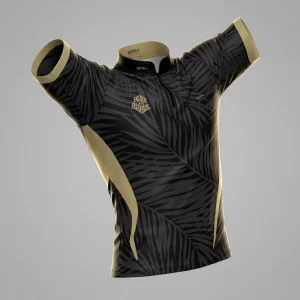 Camiseta Brk Aqui é o Brasil Tropical Preta com Proteção UV50