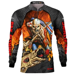 Camisa de Pesca Traíra Eddie Iron Maiden Limited com UV50+